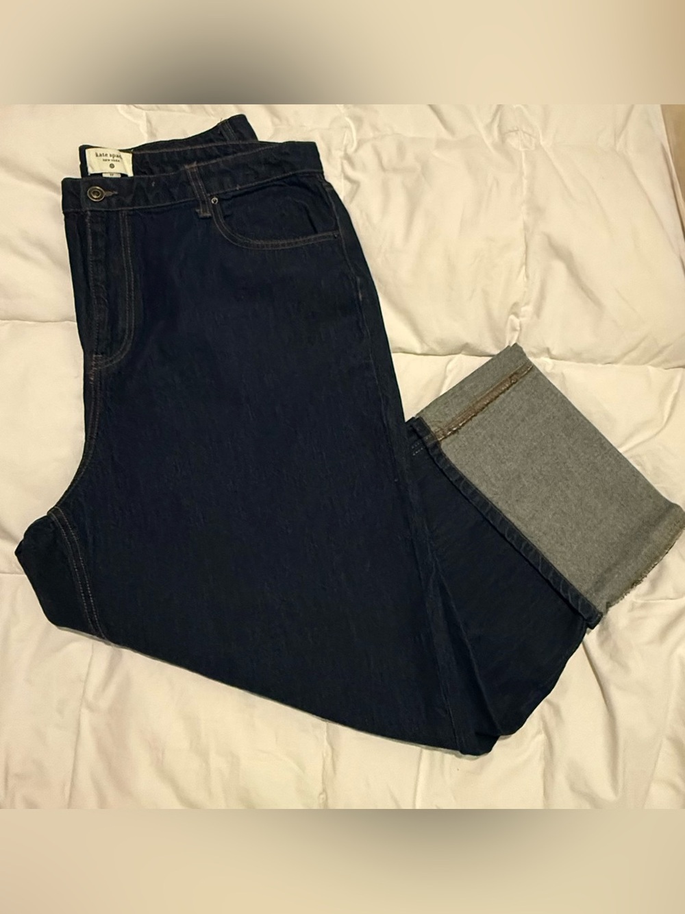Size 17 Spade X Target High-Rise Straight Leg Wide Cuff Jeans Limited Edition